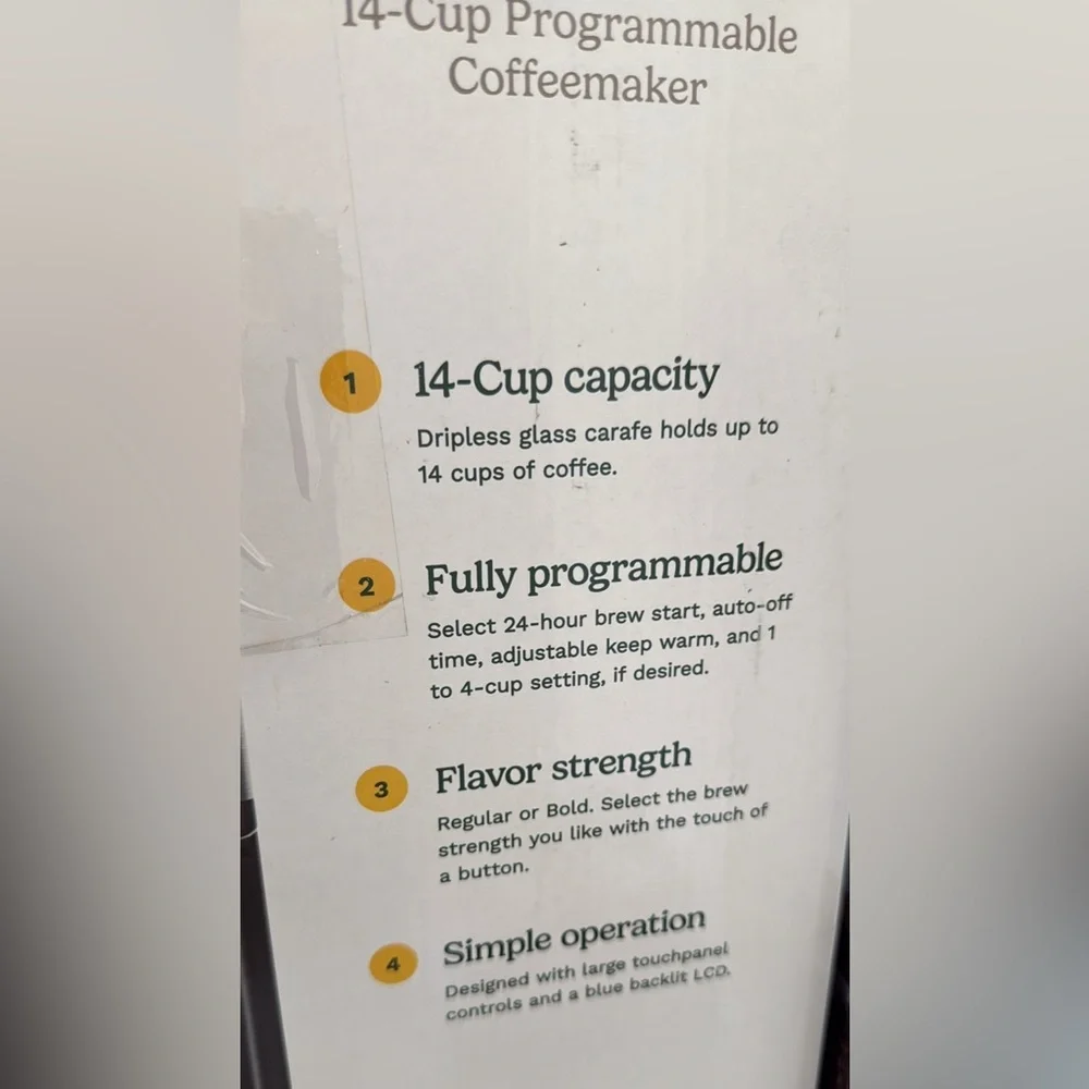 Cuisinart Programmable Brew coffee maker - Picture 4 of 4